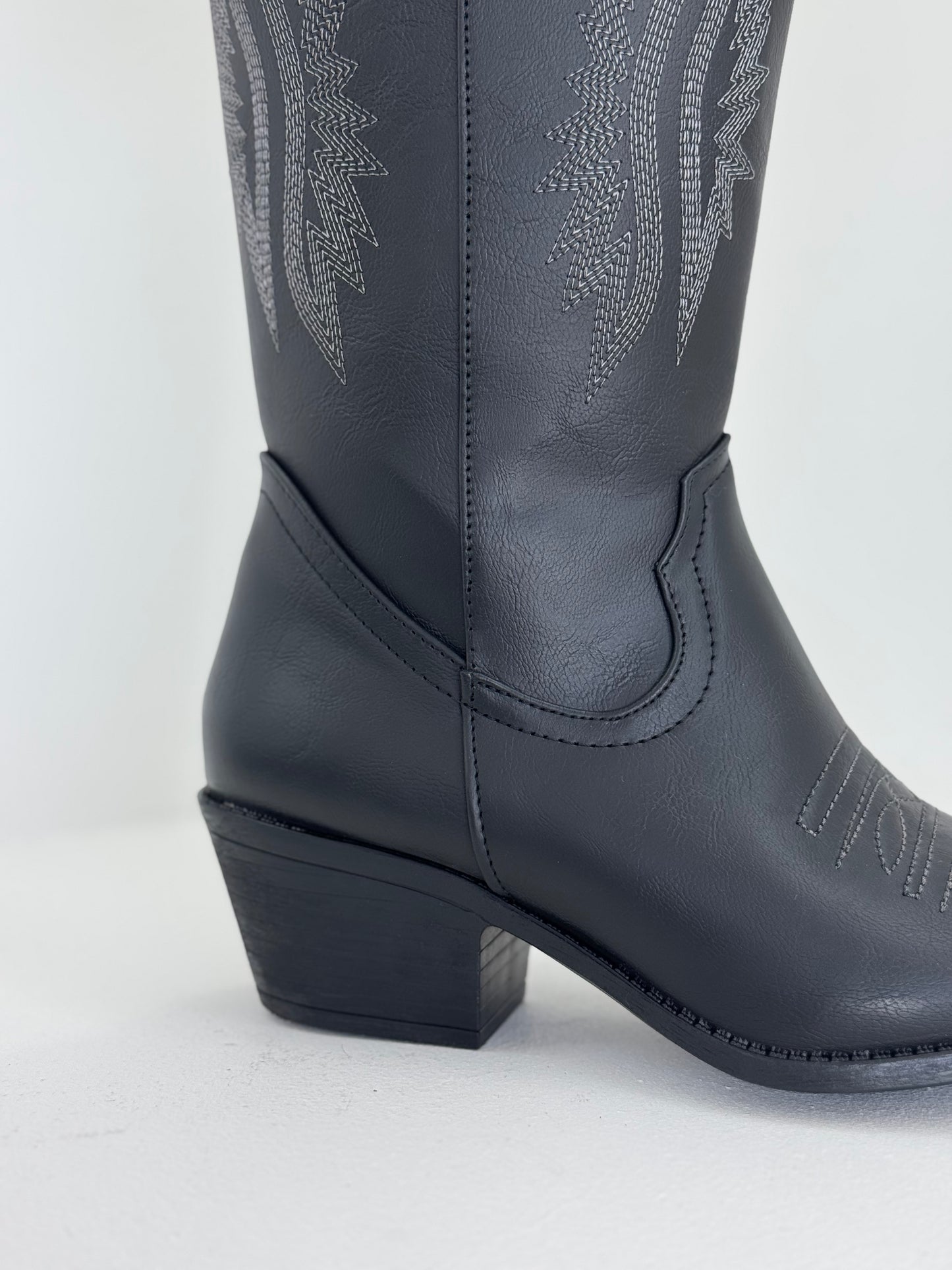SOFI COWBOY BOOTS NEGRO