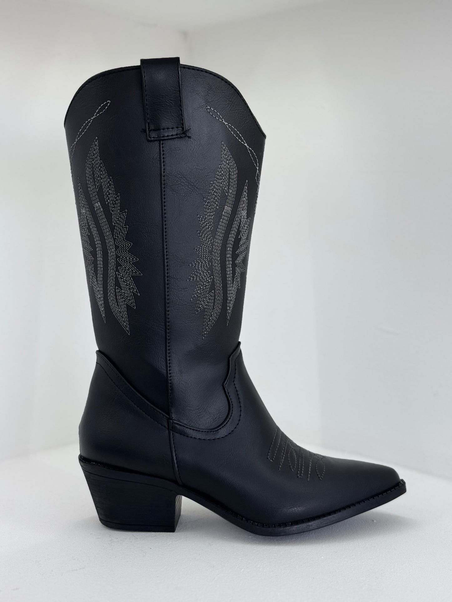 SOFI COWBOY BOOTS NEGRO