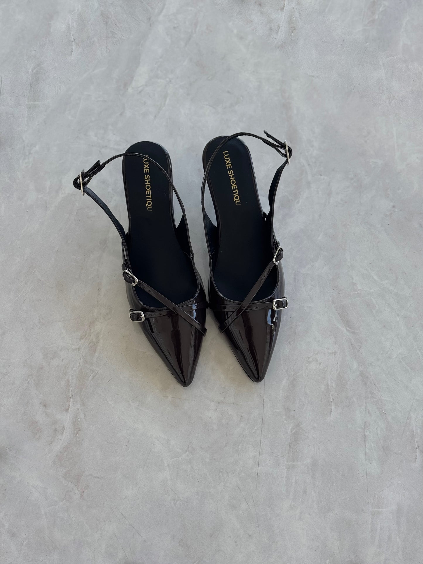 KELSY KITTEN HEELS MOKA
