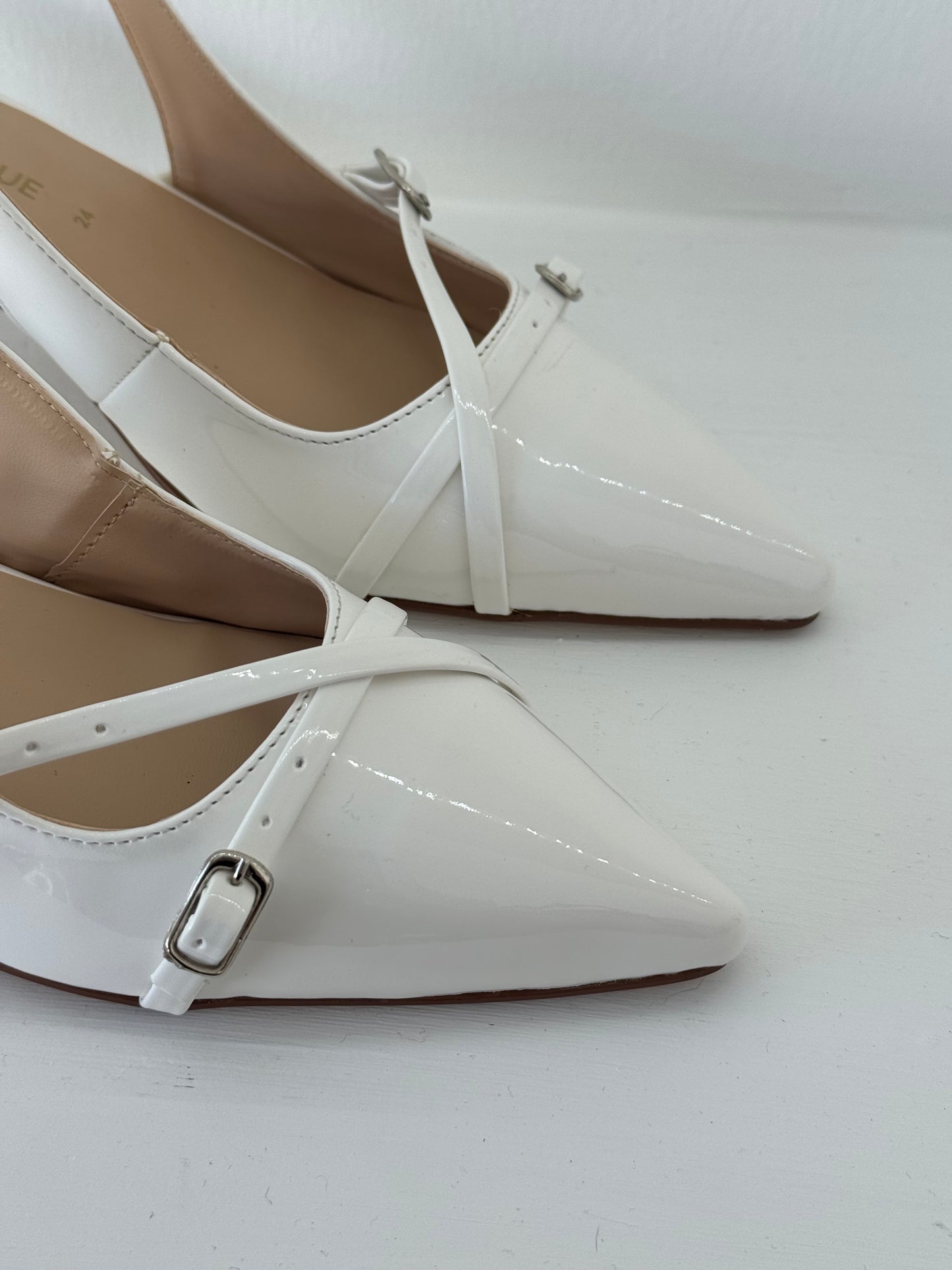 KELSY KITTEN HEELS BLANCO