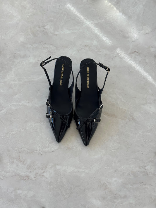 KELSY KITTEN HEELS NEGRO