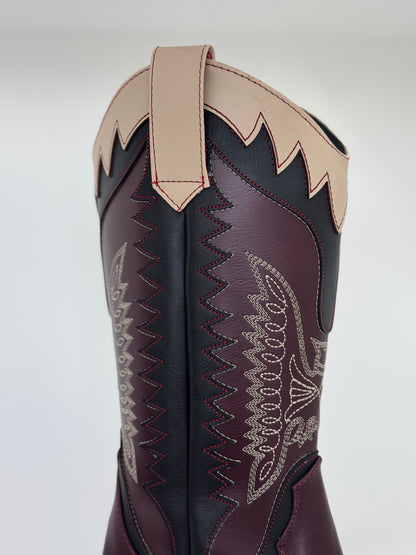 SOFI COWBOY BOOTS VINO
