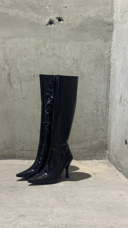 Luxe boots charol negro 🪽