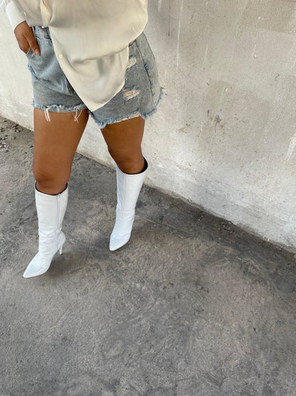 LUXE BOOTS WHITE