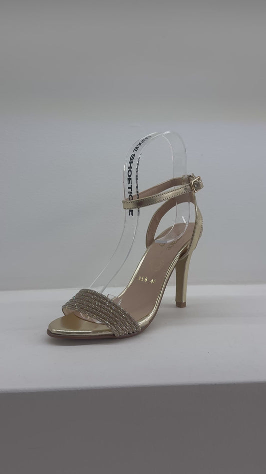 CRYSTAL HEELS ORO